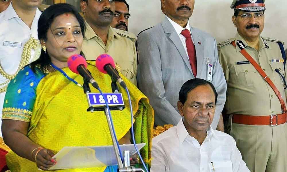 Tamilisai takes oath as TS Governor