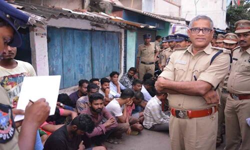 23 held, 38 vehicles seized in cordon and search operation in Visakhapatnam