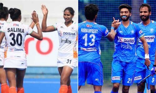 Indian mens hockey team stays at No. 5, women move up to 9