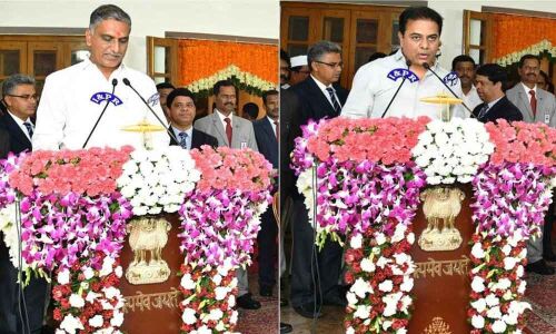 Harish gets Finance, KTR retains IT, MAUD