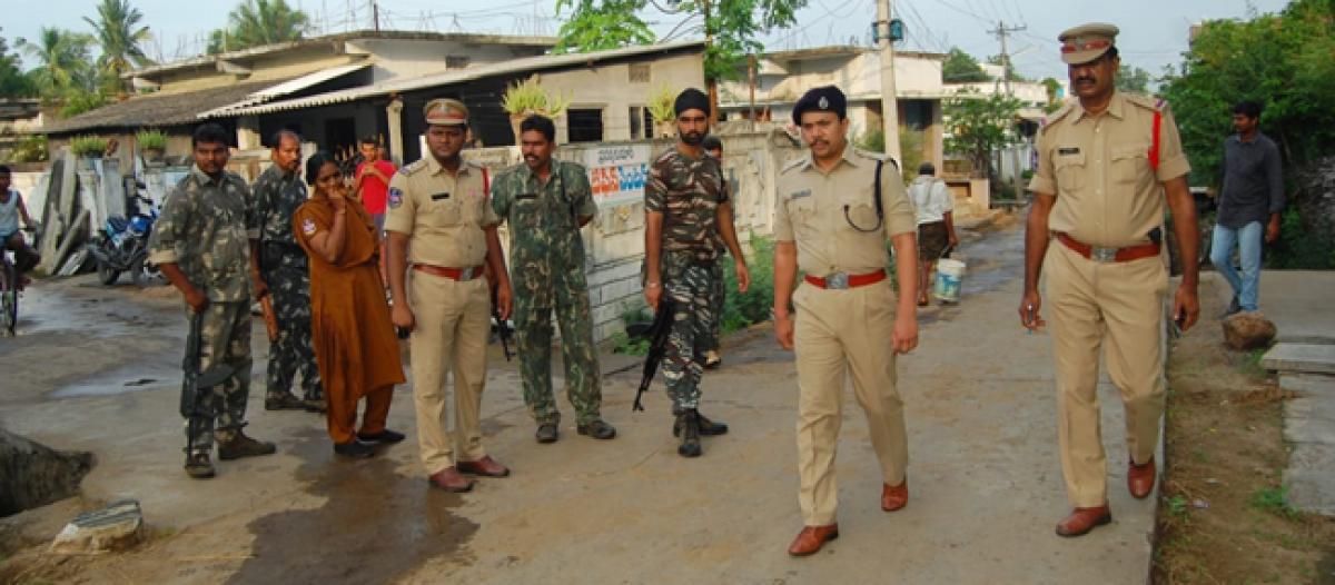 Search operation on border colonies held