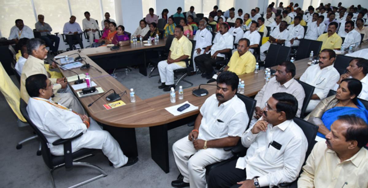 Decision at appropriate time: Chandrababu Naidu