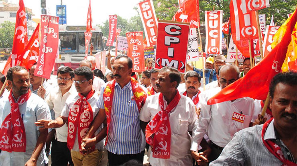 Left enforces bandh in support of sanitary workers