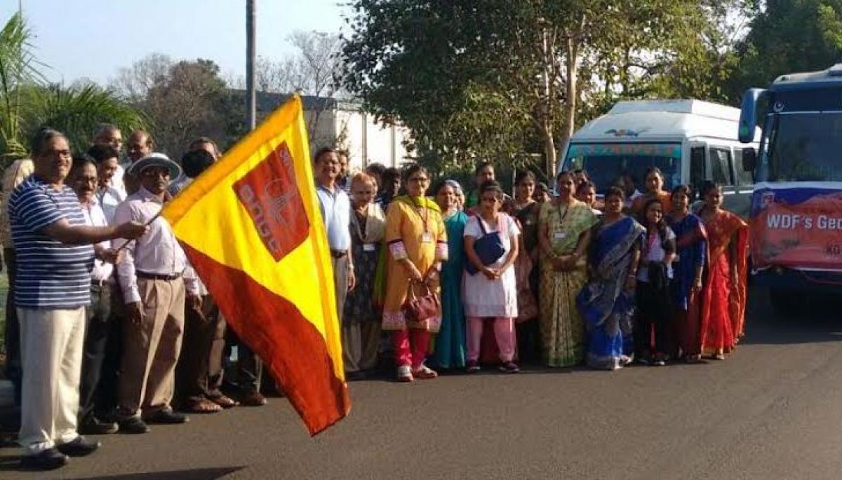 ONGC women forum goes on geological tour