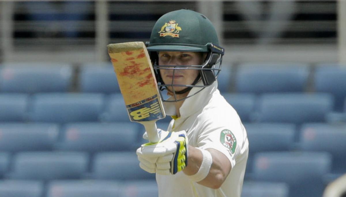 Steve Smith lets his `bat do the talking` with Kent ton