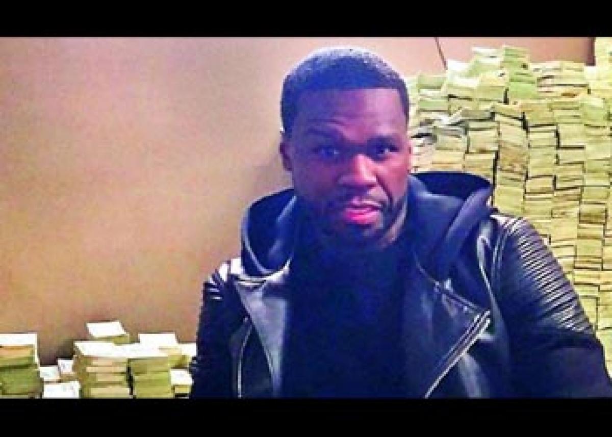 How much does bankrupt rapper 50 Cent earn per month?