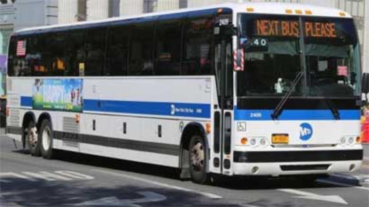 Woman hijacks bus in New York