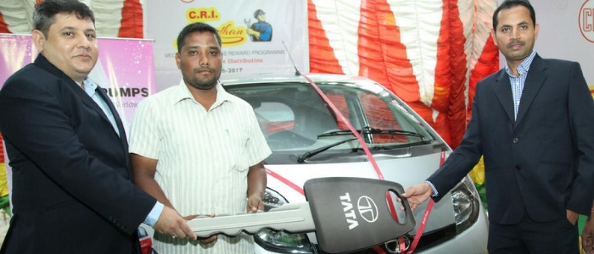 C.R.I Bandhan: Karimnagar mechanic wins car