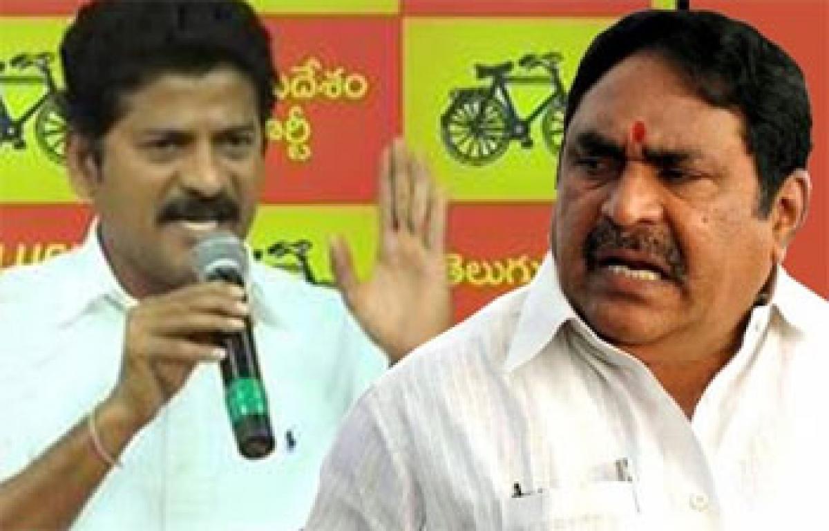 Errabelli, Revanth call each other names