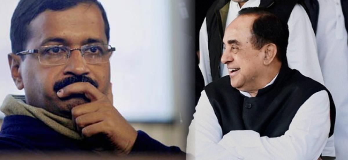 Kejriwal is 420, will spend a long time in jail beginning soon: Subramanian Swamy