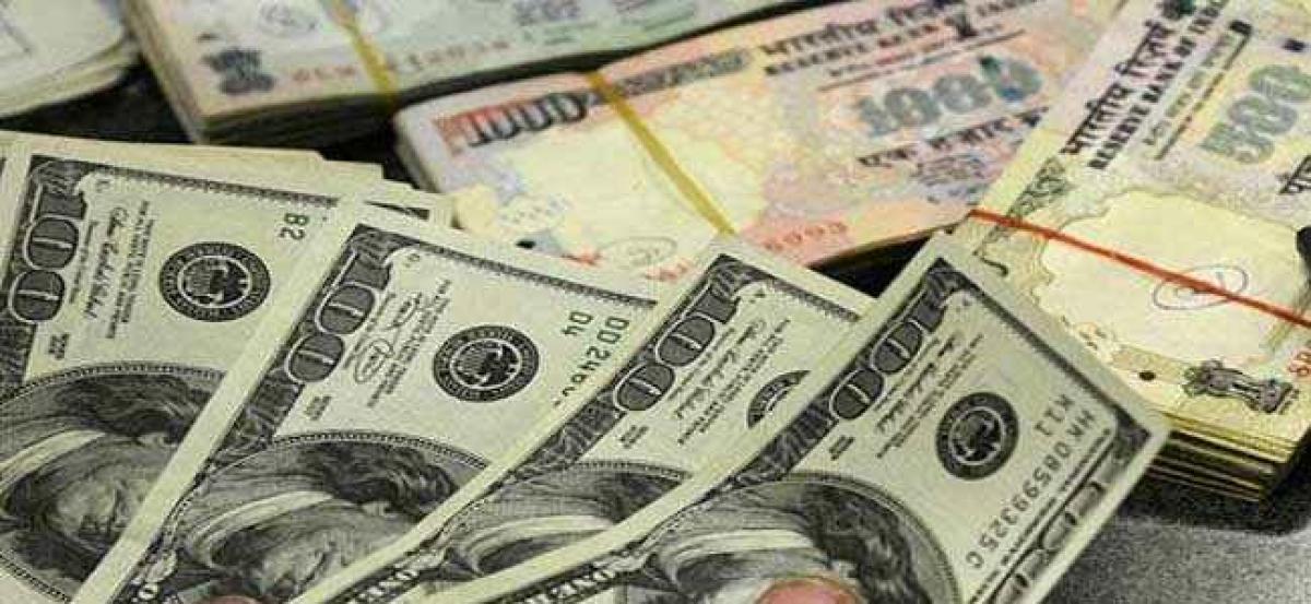 Rupee takes another tumble, falls 3 paise