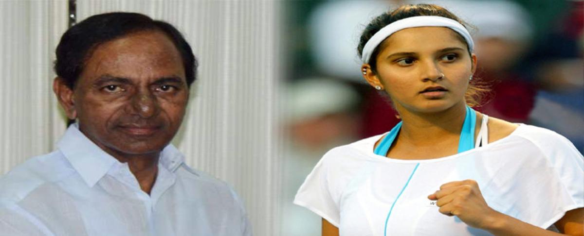 KCR congratulates Sania Mirza over World record