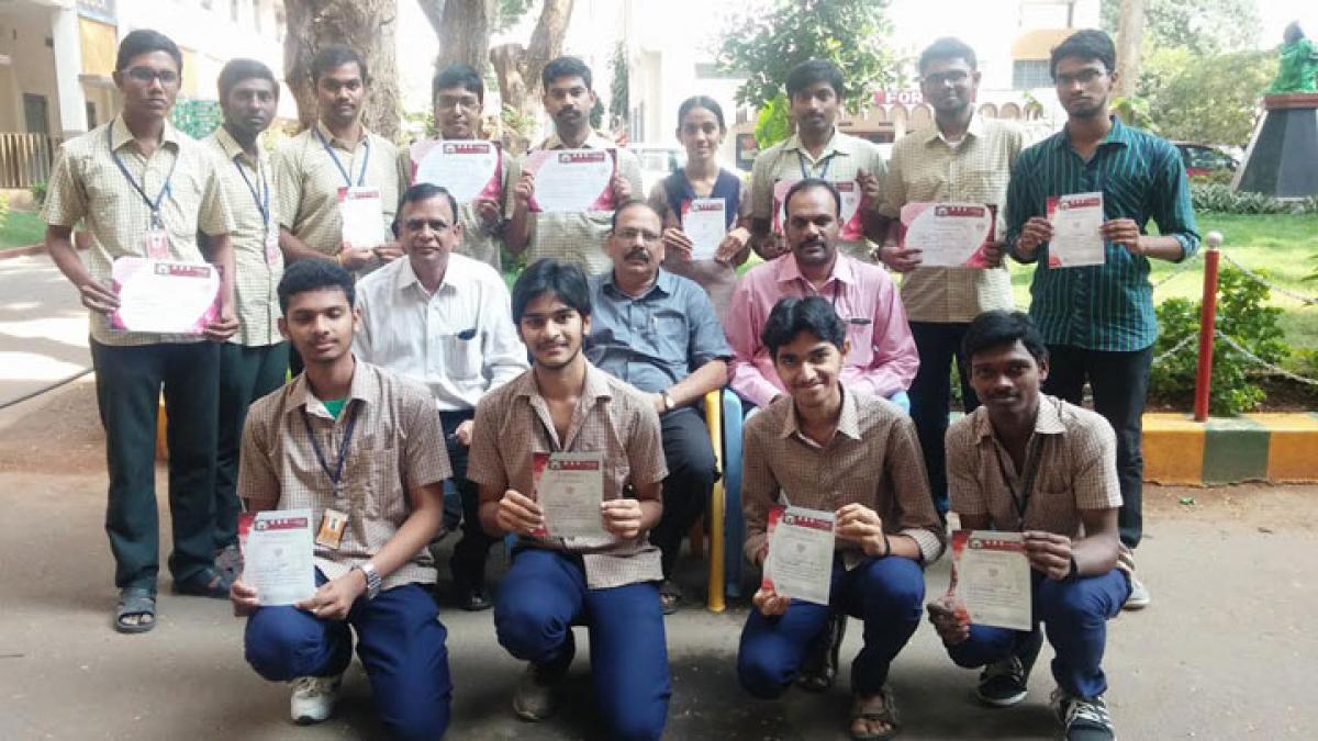 Siddhartha students excel in Techno Banquet 2015