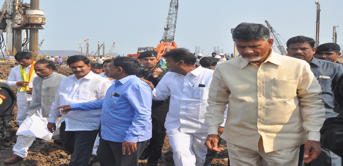 Andhra Pradesh CM for quality works @ speed