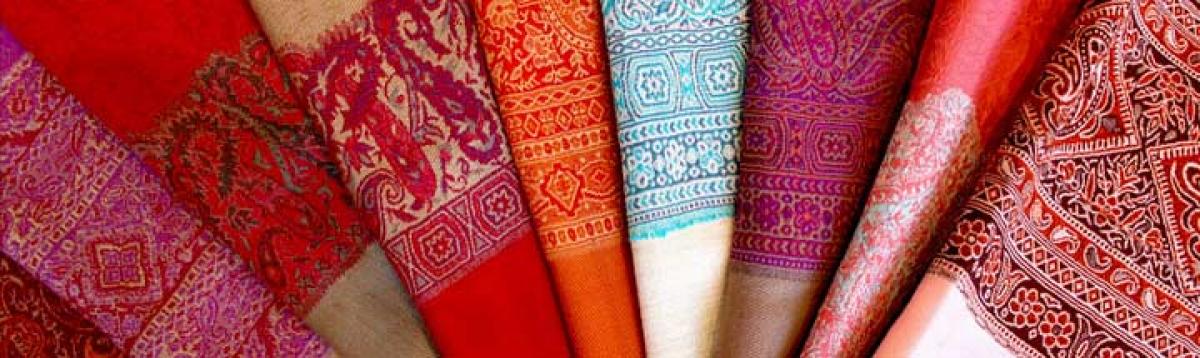 Now, wrap yourself in Pakistani designer shawls
