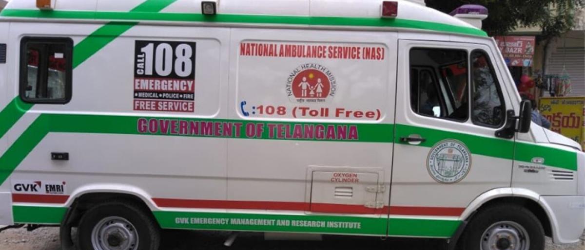7 new 108 ambulance vehicles sanctioned for Siddipet district
