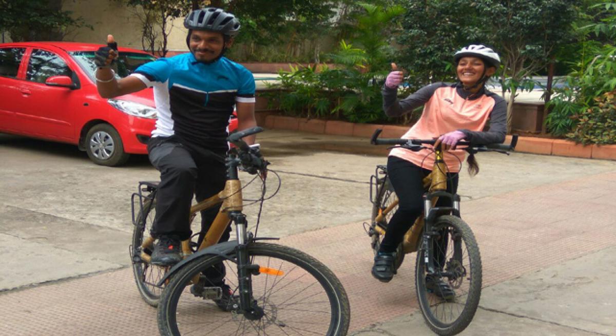 Cycling expedition for a cause
