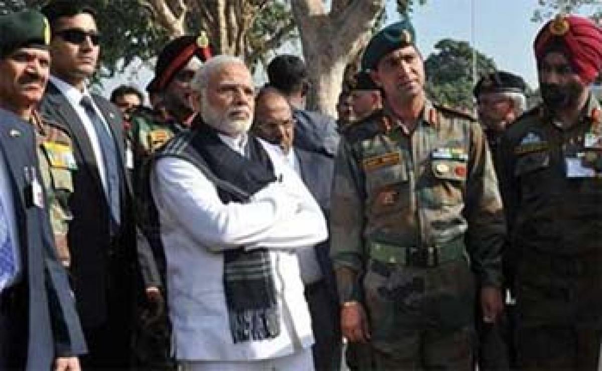 PM lauds brave forces for Pathankot attack response