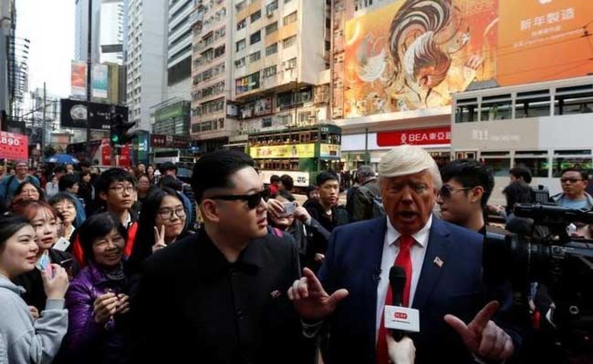 Lookalikes Of Donald Trump, North Koreas Kim Jong Un Grab Hong Kong By Surprise