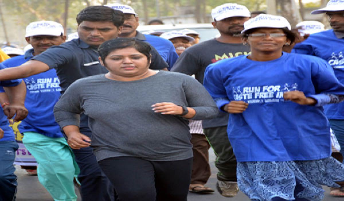 Run for caste-free nation organised in medak