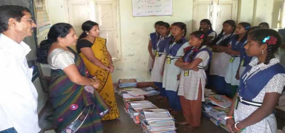 GCDO inspects girls residential school in Asifabad