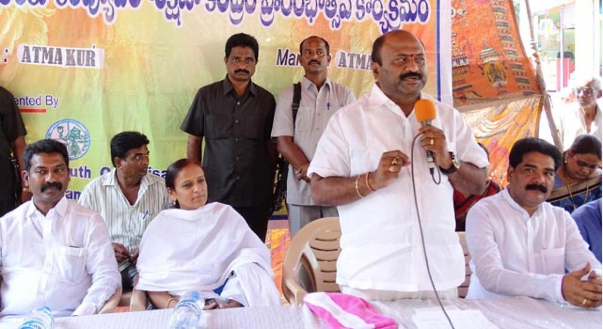 Mega textile park will act as a boon to people, says MLA Dharma Reddy