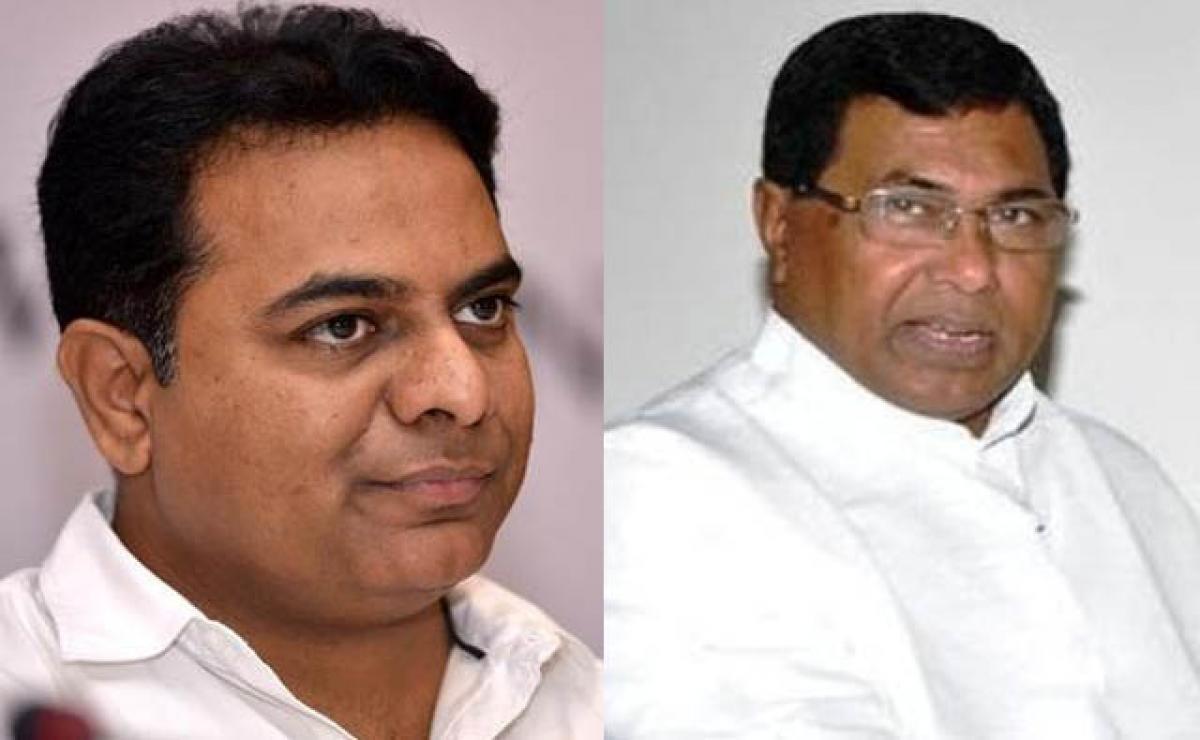 KTR flays Congress leader Jana Reddy