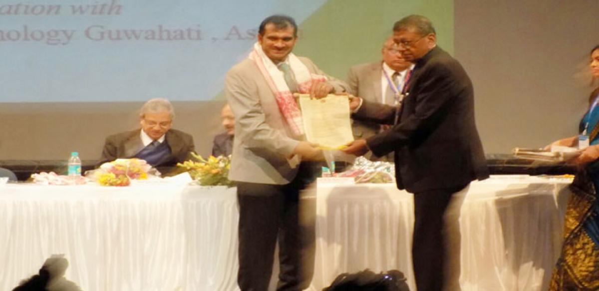 ICT scientist felicitated as Best Chemical Engineer 2015