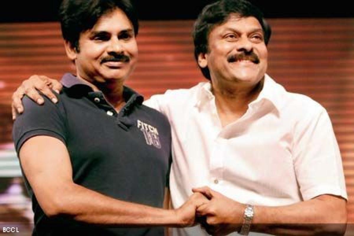 Pawan visits Chiru to give happy birthday hug?