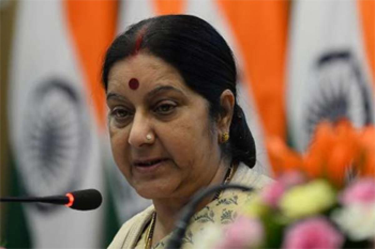 Move out of conflict zones: Sushma tells Indians post Libya tragedy