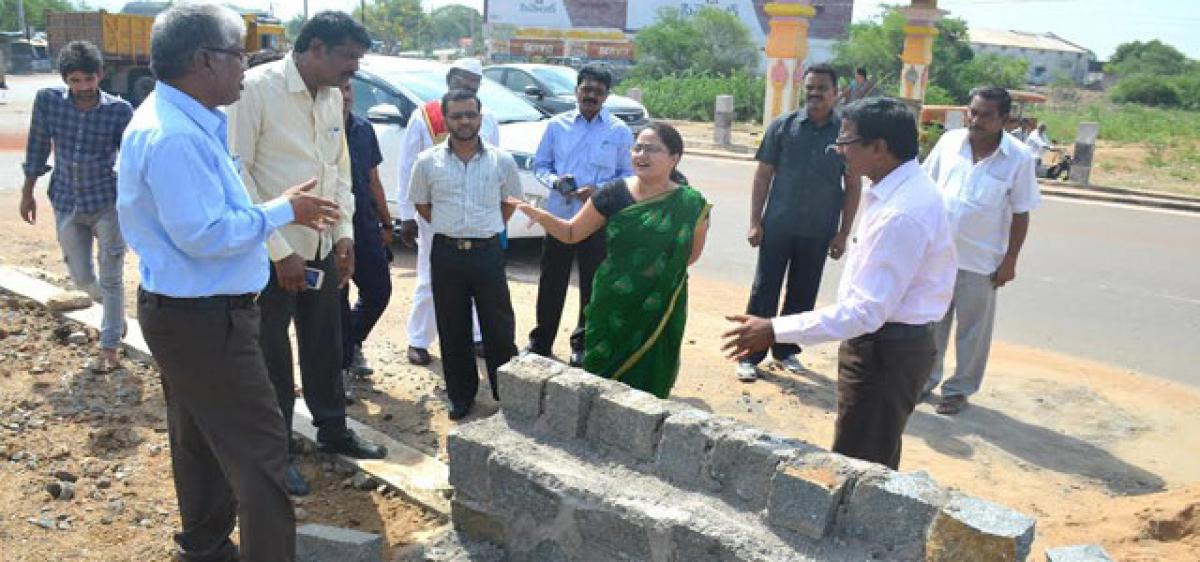 Speed up the Mahabubabad beautification works, Collector Preethi Meena