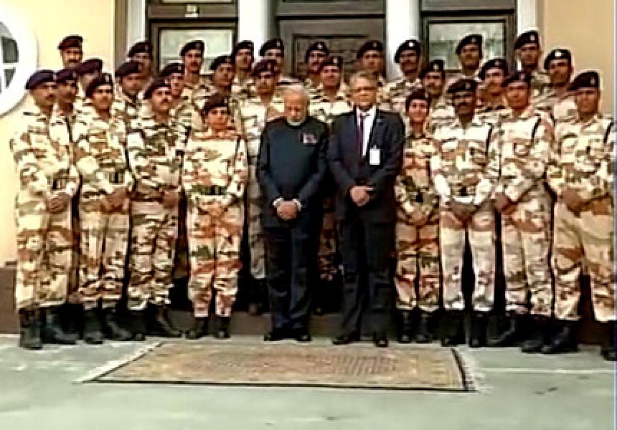 PM Modi spends time with ITBP personnel in Kabul