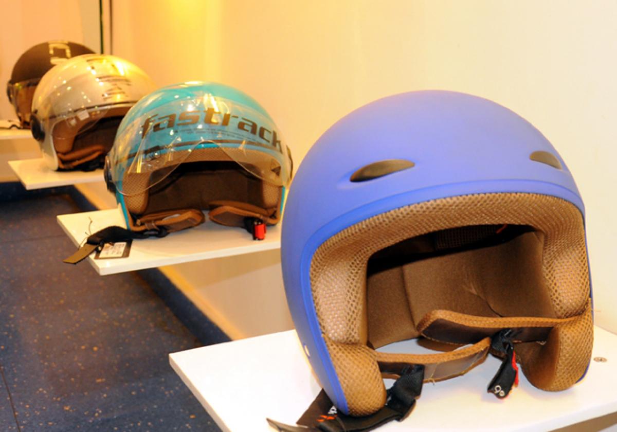 Helmets sell like hotcakes