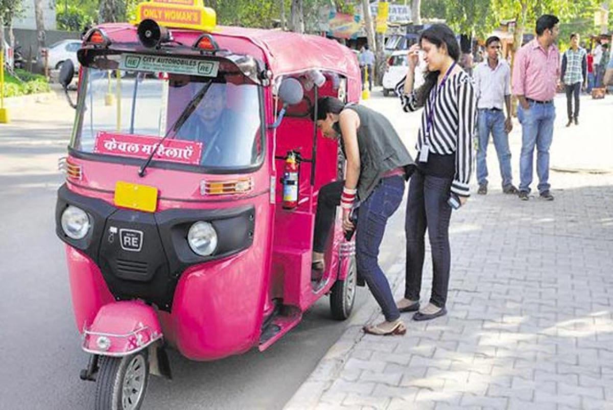 Pink autos launched for women