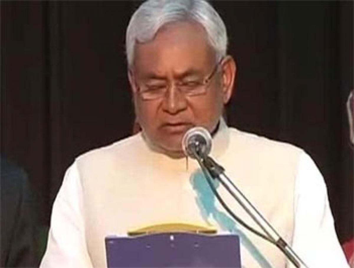 Swearing-in of Nitish today
