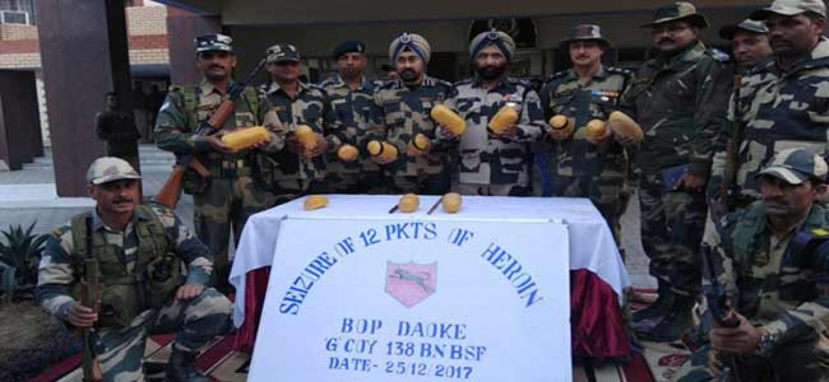 Punjab: BSF recovers 12.5-kg heroin