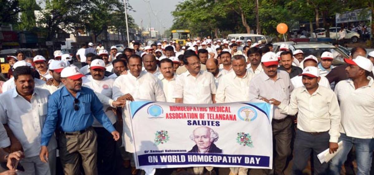 Run marks Homeopathy Day