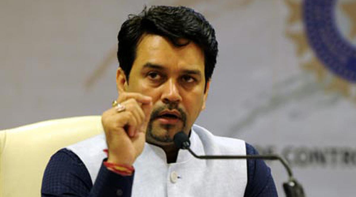 Anurag Thakur tried justifying its rejections of Lodha Committees recommendations 