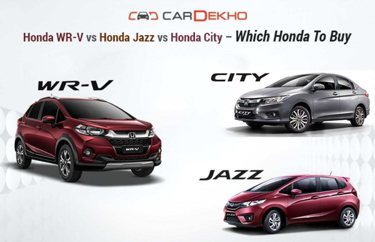 Honda Jazz Vs WR-V Vs City: Which Honda To Buy