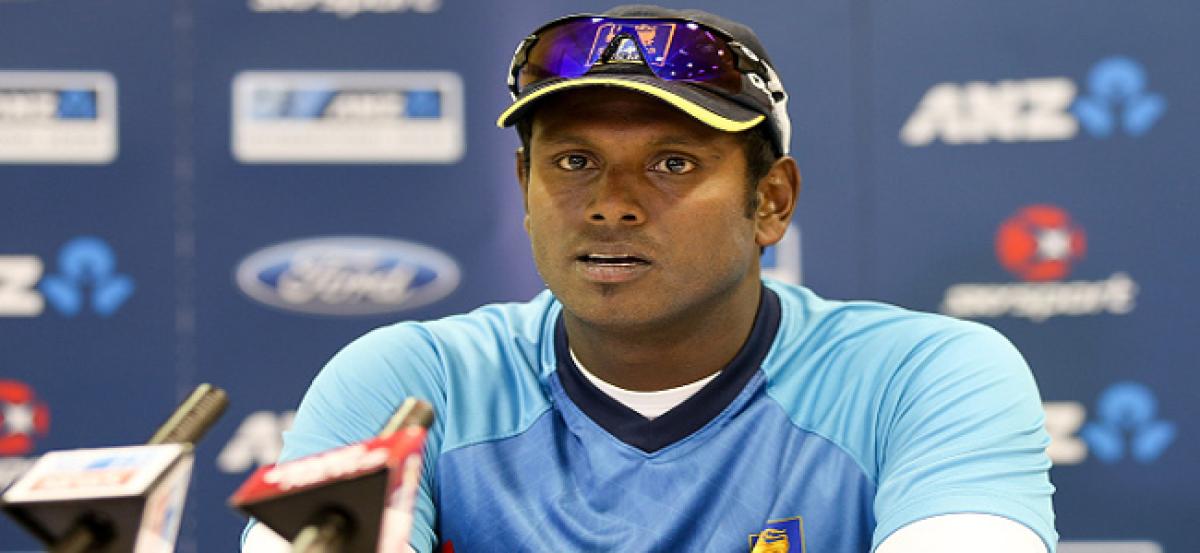 Sri Lanka captain Mathews ruled out of Australia matches