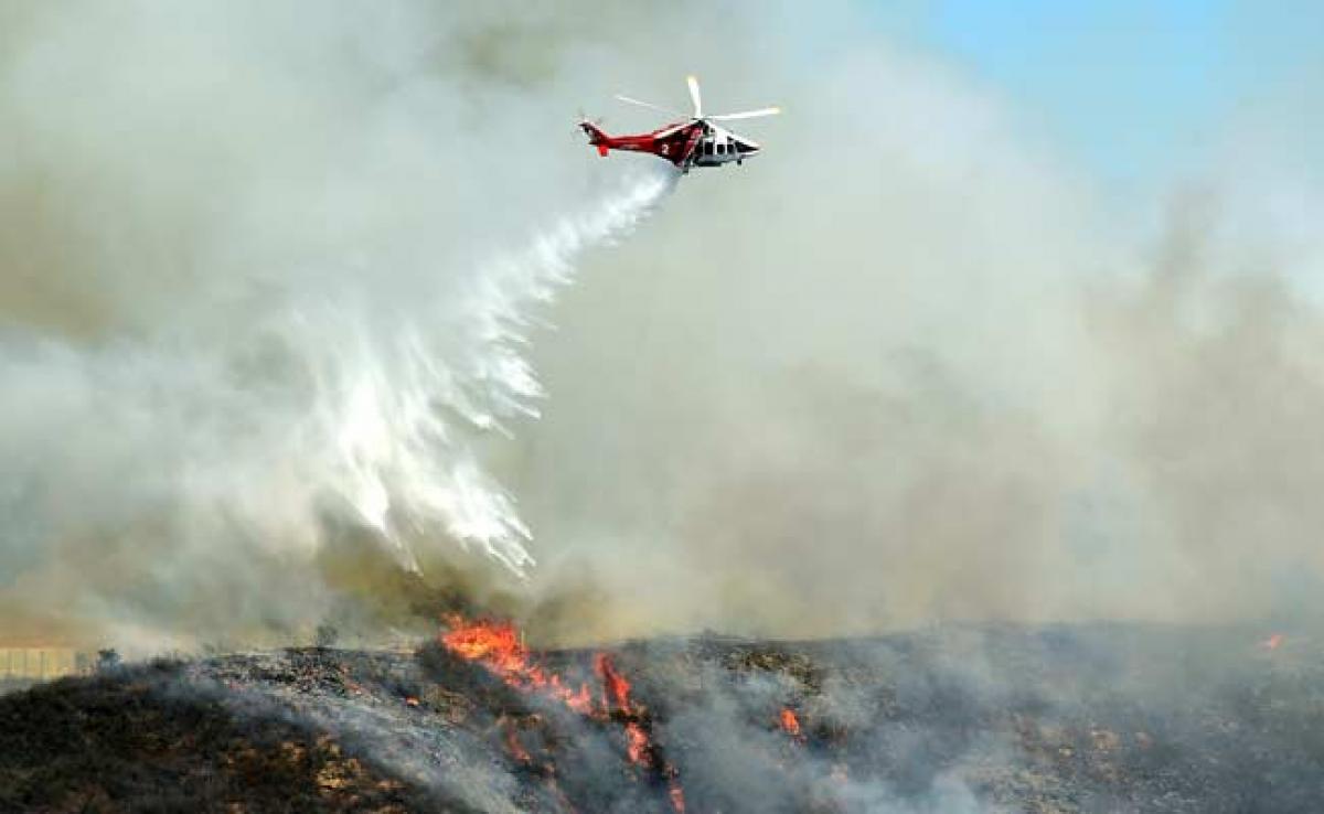 California Wildfires Burn Near Los Angeles And Big Sur