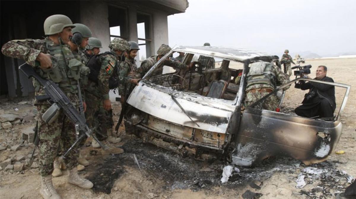 Car bombing near NATO base in Afghanistan kills 20