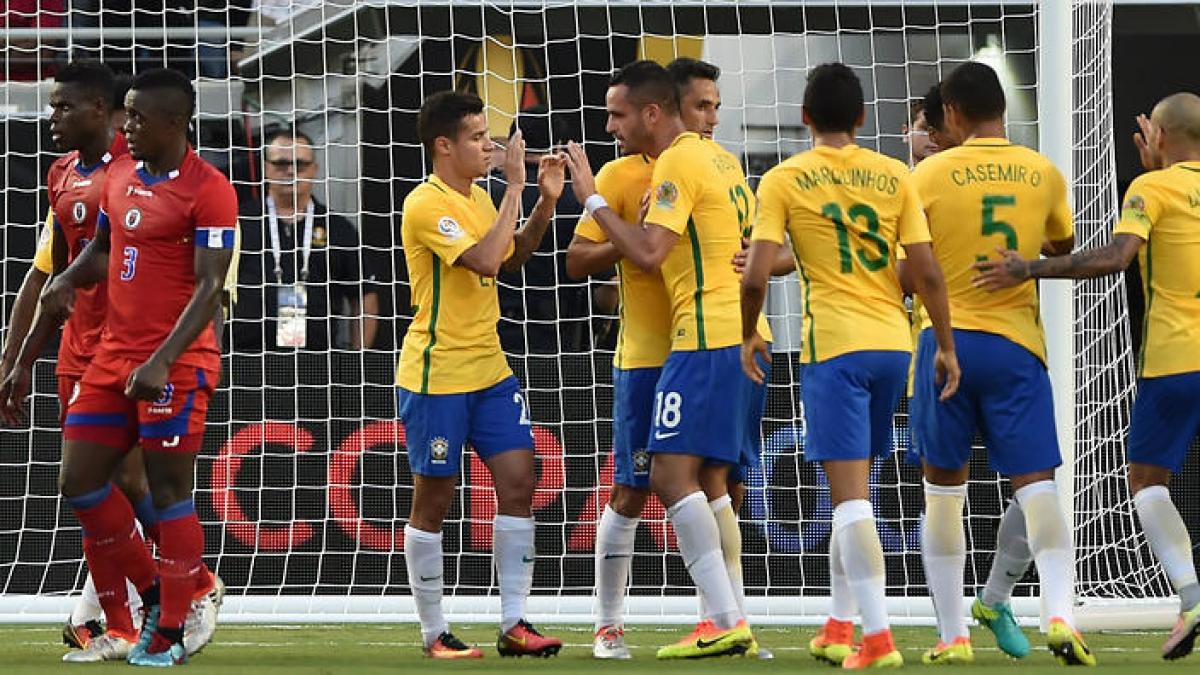 Brazil thrashes minnow Haiti 7-1 in Copa America Centenario football tournament