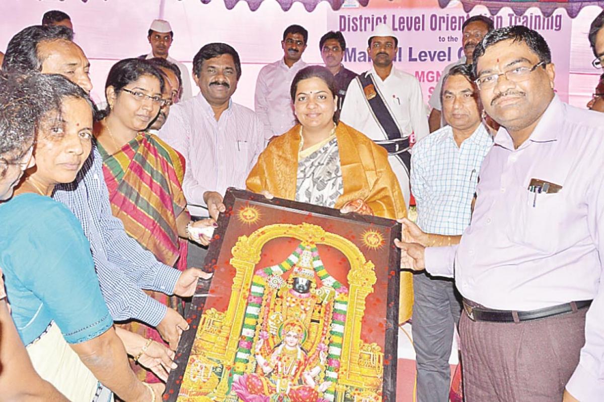 Thousands of families benefited by MGNREGS: Dist Collector