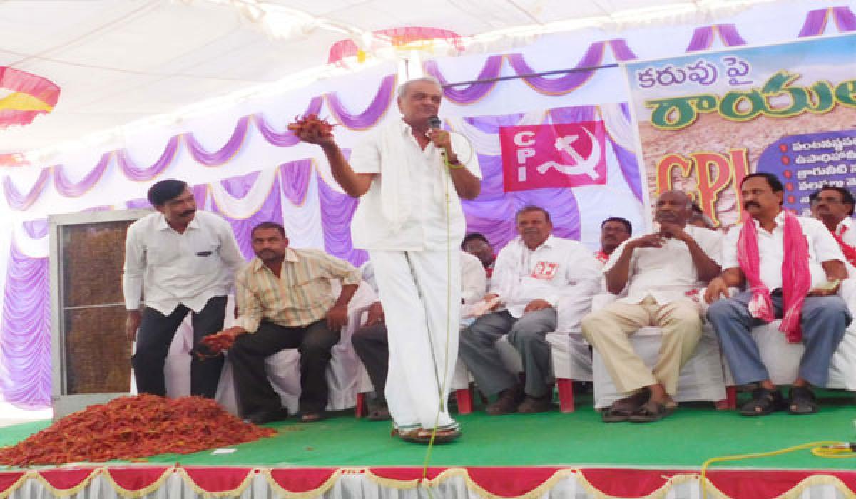 Left parties demand special package for Rayalaseema