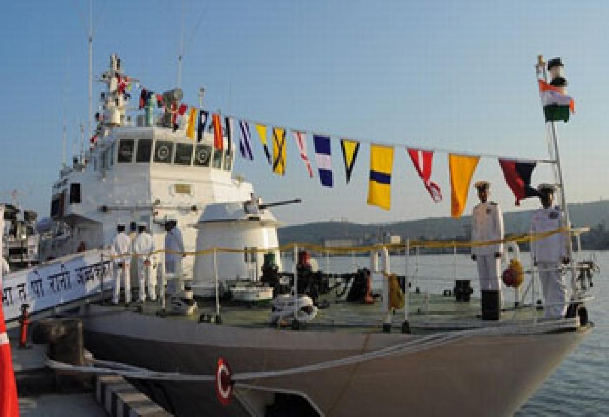 Special kids visit Coast Guard ships