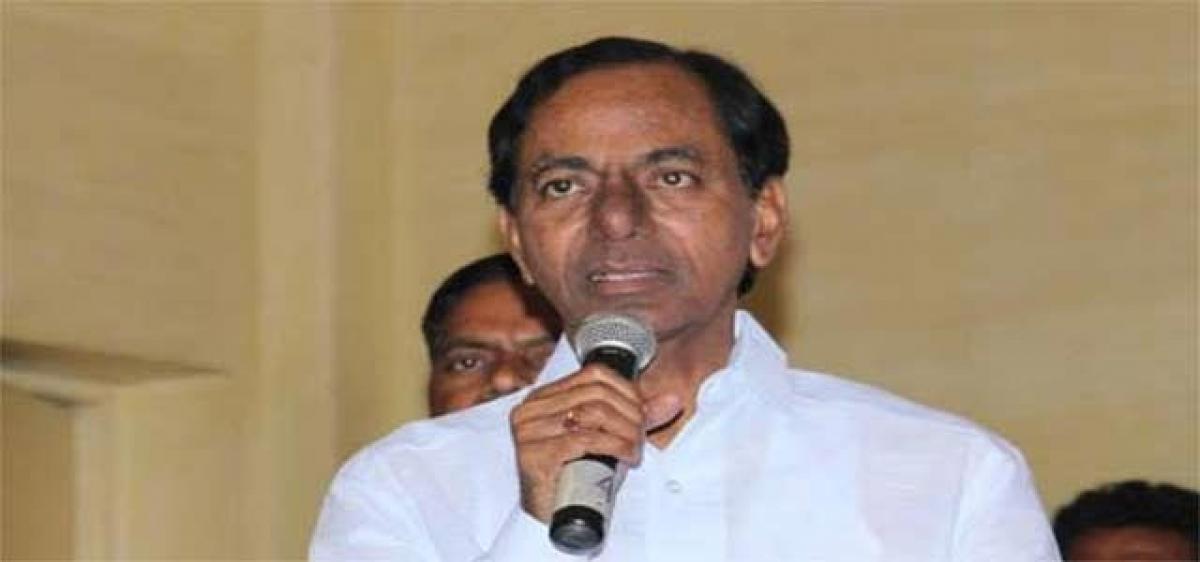 KCR sets March 2018 deadline for projects