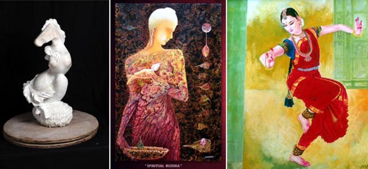 “The Spectrum of Colours” An Exhibition of Paintings & Sculptures in Jehangir Art Gallery