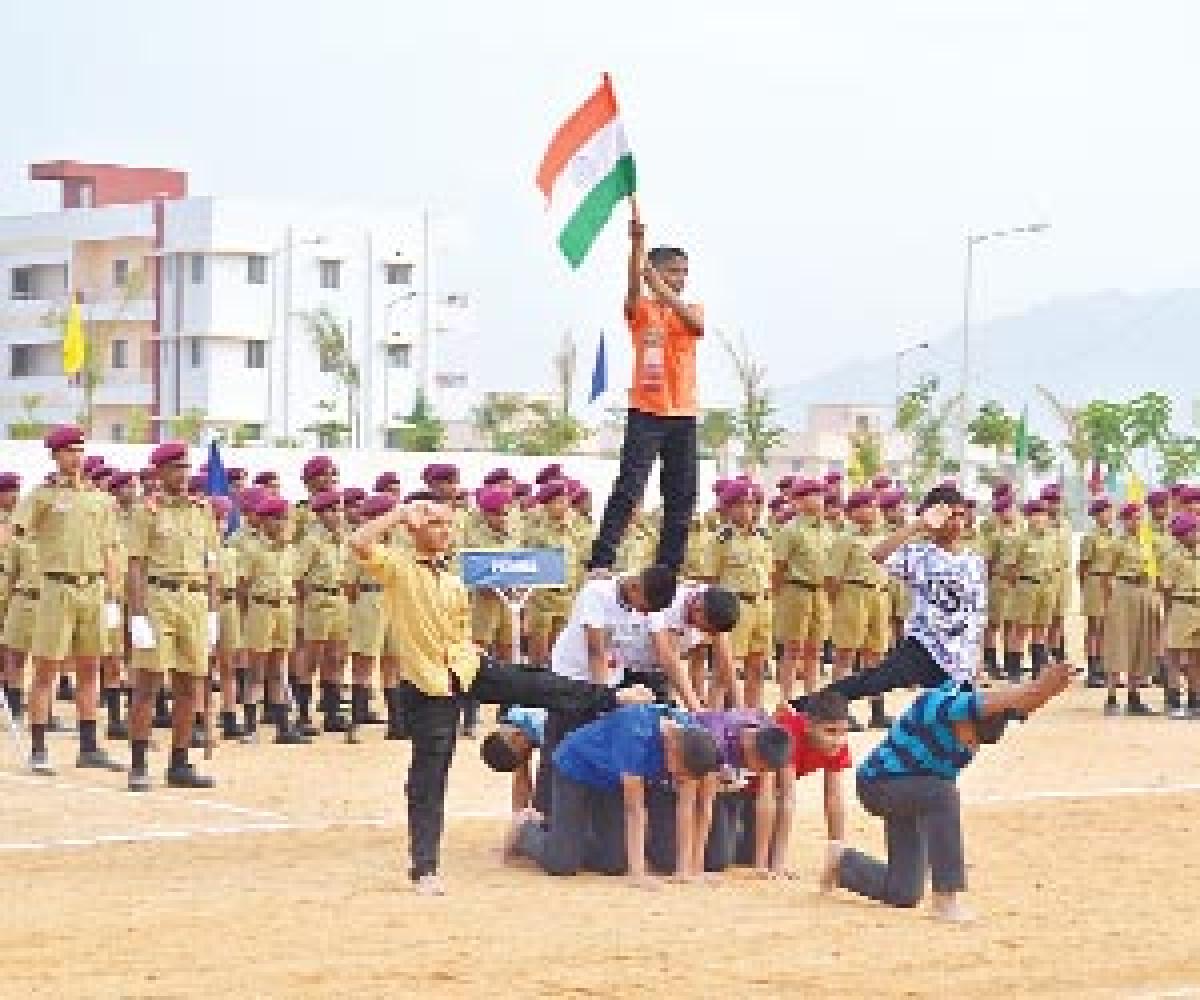 68th Republic Day celebrated at Kalikiri Sainik School