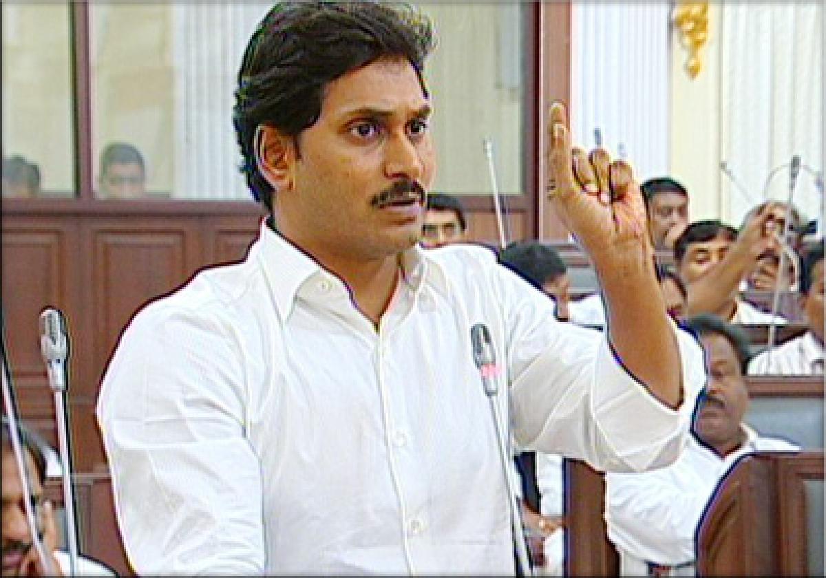 YS Jagan takes up Irrigation projects in AP Assembly